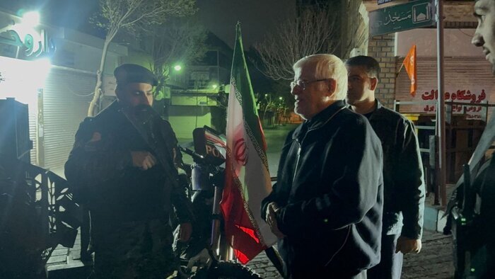  بازدید شبانه معاون اول رئیس‌جمهور از ایستگاه‌های بازرسی فراجا در تهران 