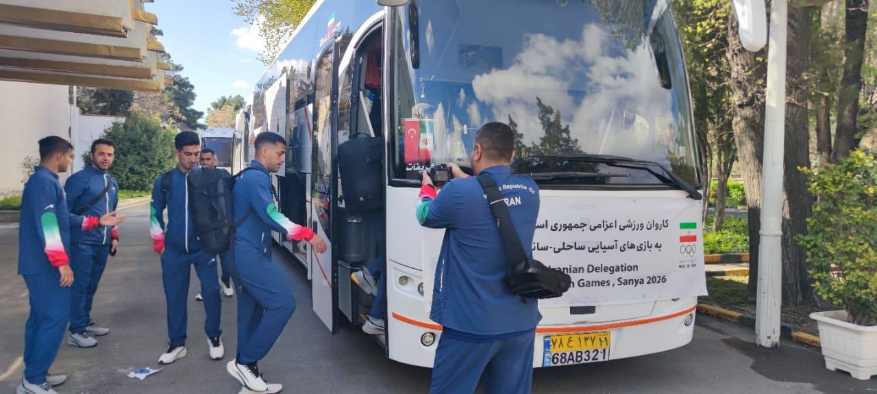  کاروان ورزشی «شهدای ناو دنا» راهی سانیا شد 