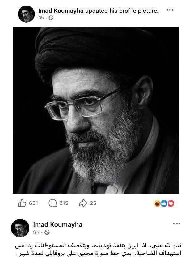 ادای نذر جالبِ یک مخالف حزب‌الله، پس از عملیات ایران
